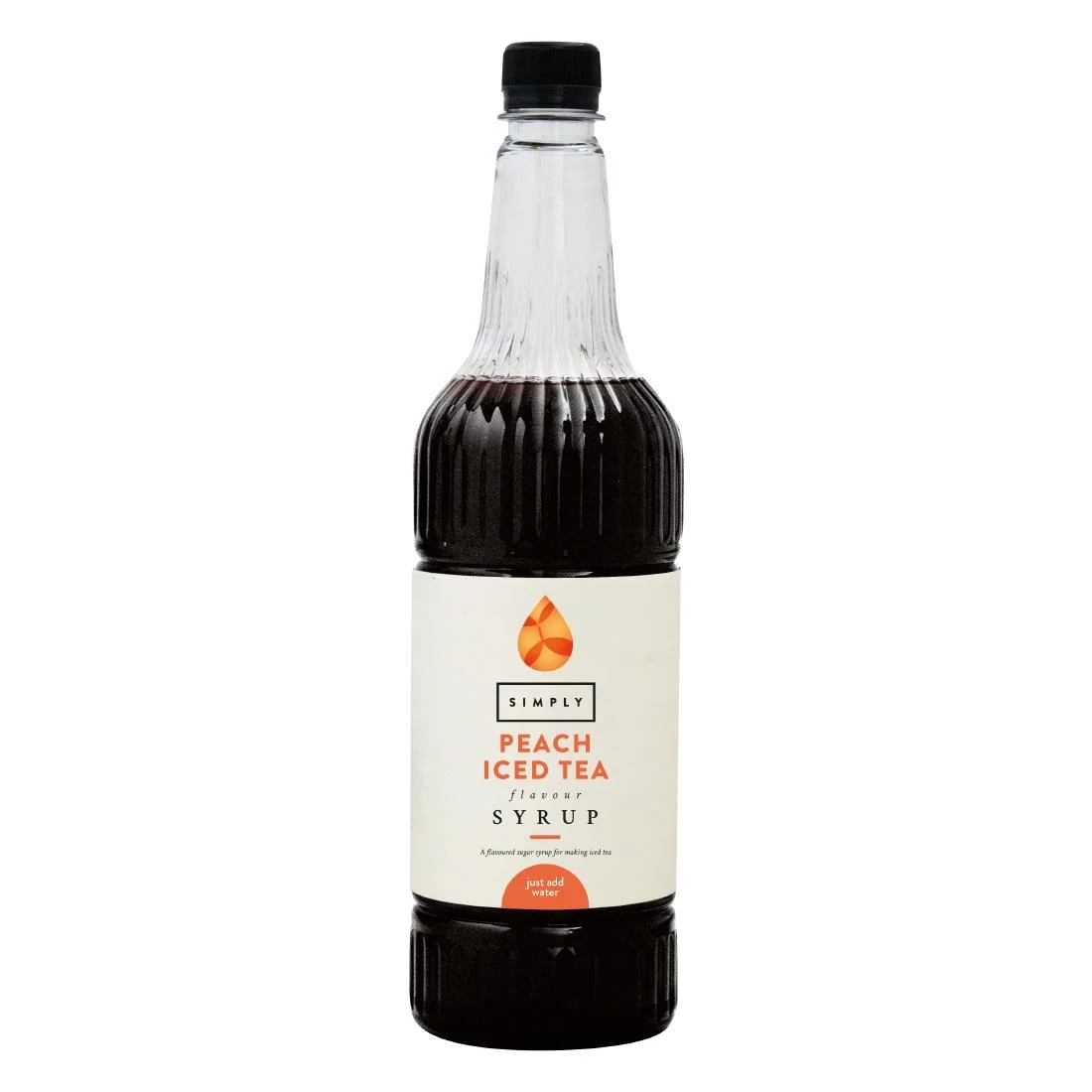 Simply Peach Iced Tea Syrup 1Ltr - Image 1