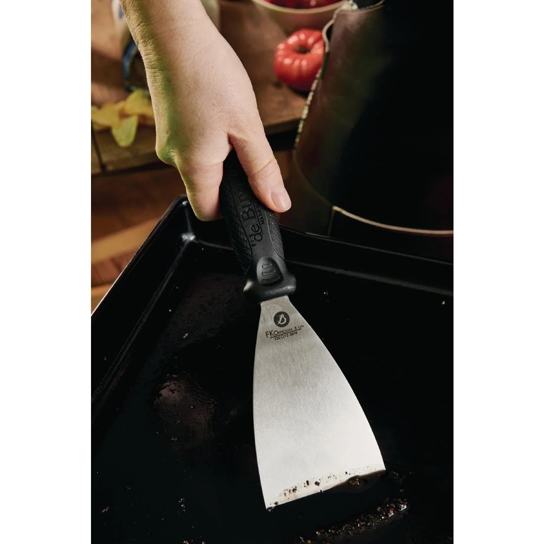 De Buyer Outdoor Grill Scraper 80mm - Image 2