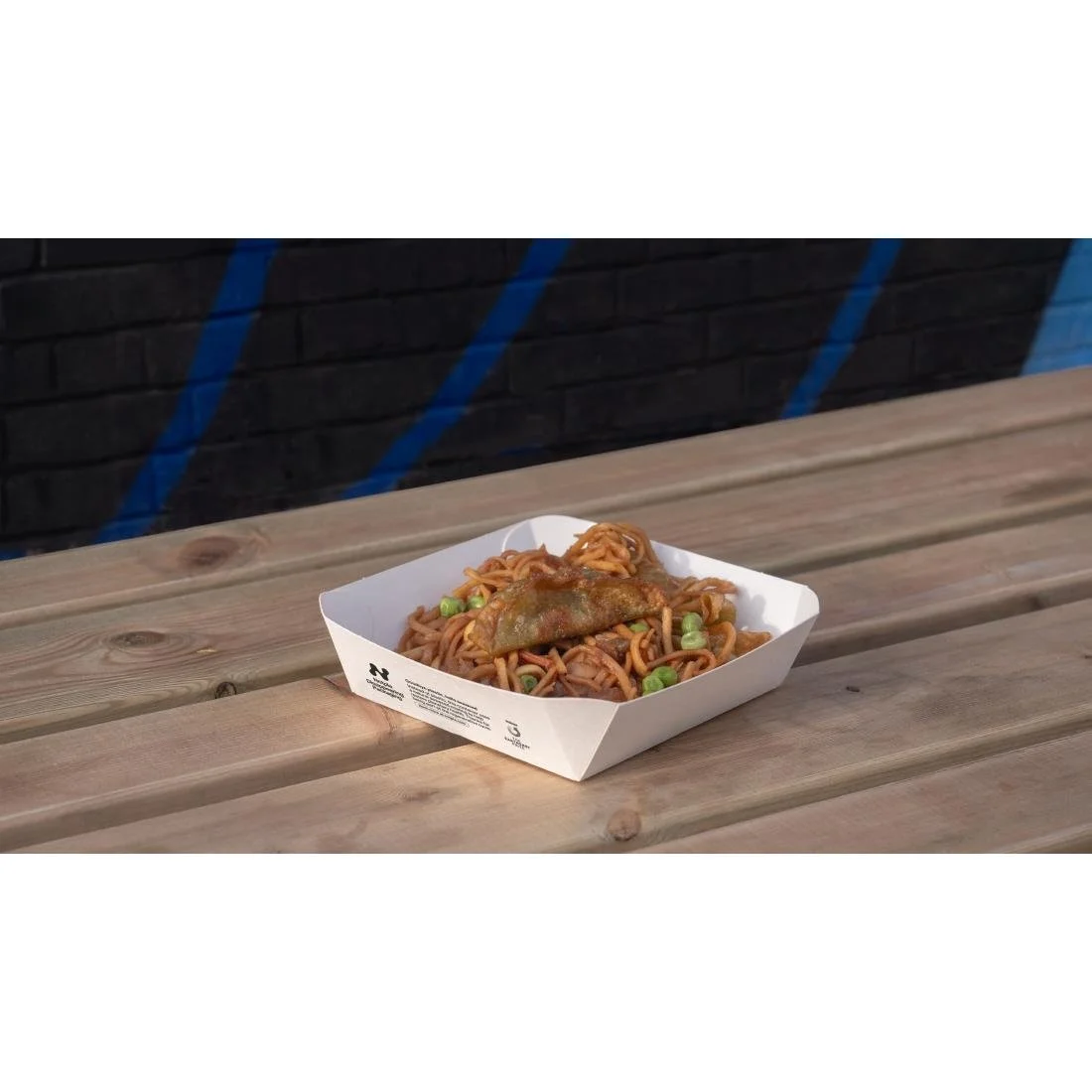 Notpla 6"x6" Square Trays - White (600 Pack) - Image 3