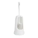 Jantex Round Toilet Brush & Holder - White - Image 1