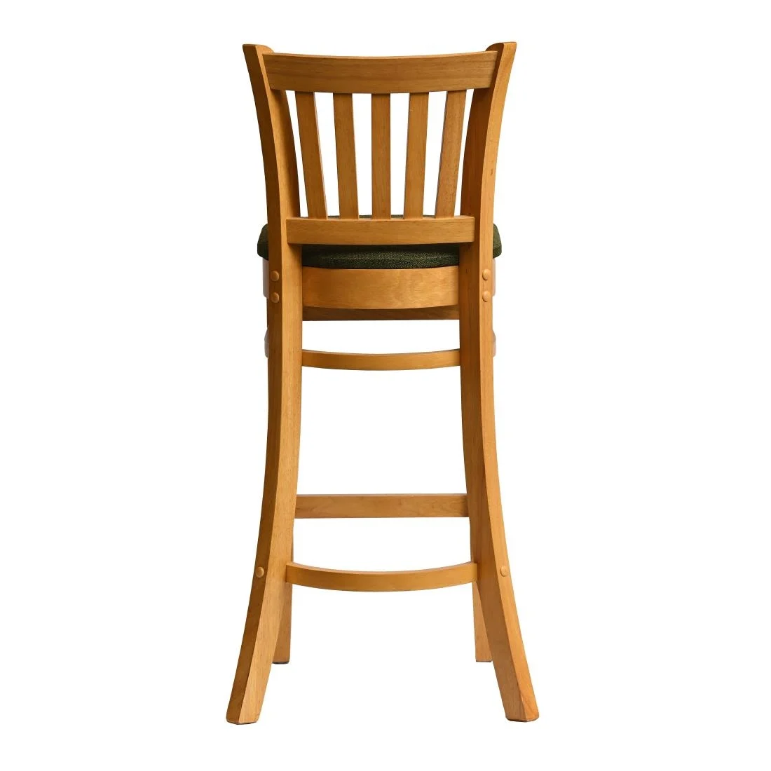 Manhattan Bar Chair in Soft Oak with Shetland Forest Seat - Image 2