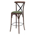 Bristol Bar Chair in Vintage with Shetland Forest Seat - Image 1