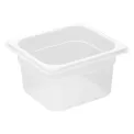 Nisbets Essentials Polypropylene 1/6 Gastronorm Container 100mm - Image 1