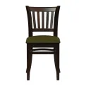 Turin Dining Tables with 4 Manhattan Chairs in Dark Walnut with Shetland Forest - Image 2