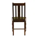 Thame Dining Chairs in Vintage Wood with Shetland Forest Seat (6 Pack) - Image 2
