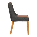 Bath Soft Oak Dining Chairs with Smoke Back & Tan Seat (6 Pack) - Image 2