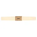 Nordlux Helva Double Basic Indoor Wall Light Wood Foil - Image 1