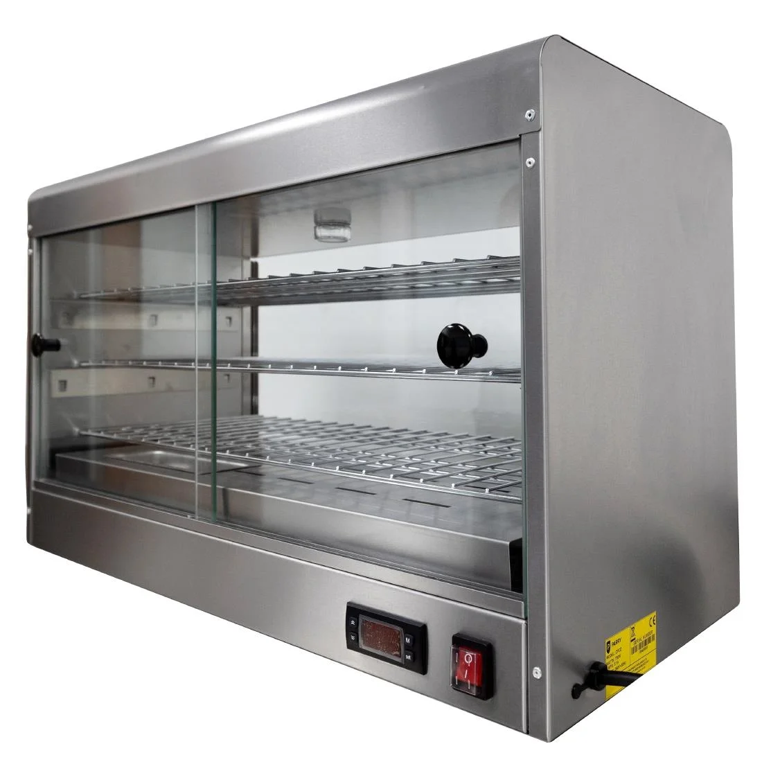 Parry 3 Shelf Electric Heated Pie Cabinet with Digital Display CPCD - Image 1