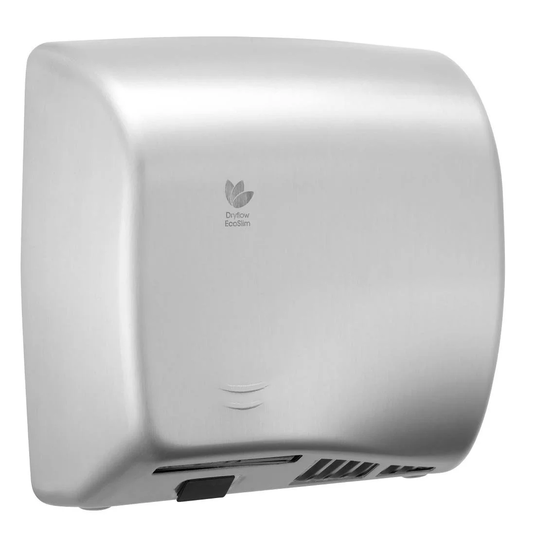 Dryflow EcoSlim HEPA Hand Dryer with Ioniser Brushed Satin DFES02BS - Image 1