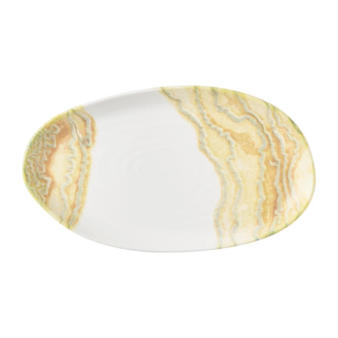 Churchill Gold Natural Organic Platters 260x150mm (6 Pack) - Image 1