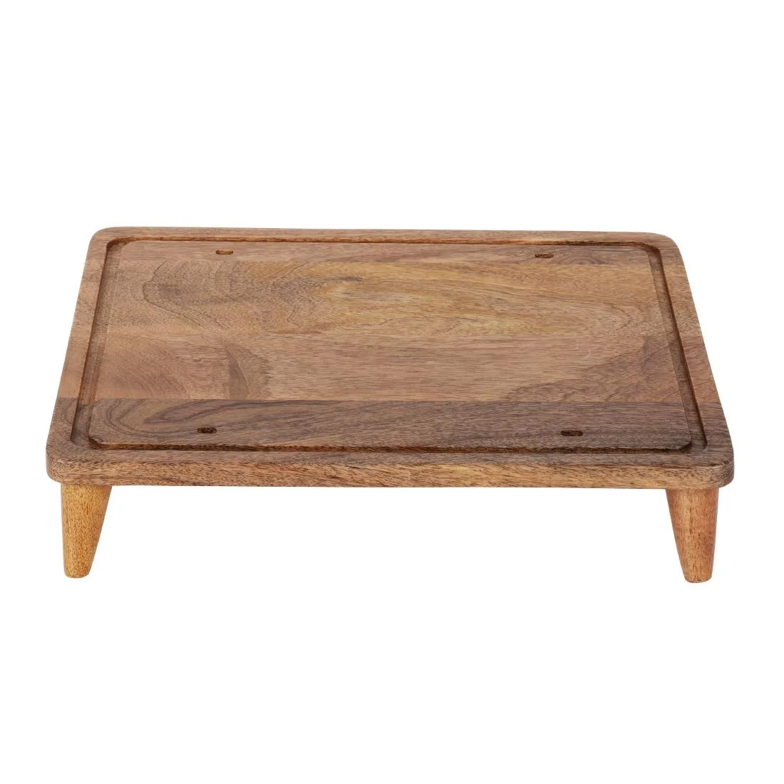 Olympia Mango Wood Standing Tray GN 1/2 - Image 2