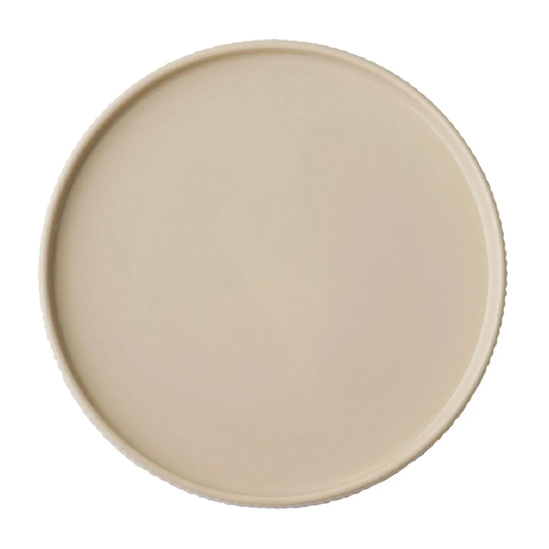 APS THE GRID Porcelain Plates Sand 230mm (3 Pack) - Image 1