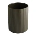 APS THE GRID Porcelain Dressing Pot Brown 1.3Ltr - Image 1