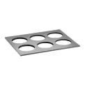 APS THE GRID Natural Slate Tray with 6 Holes GN 1/2 325x265mm - Image 1