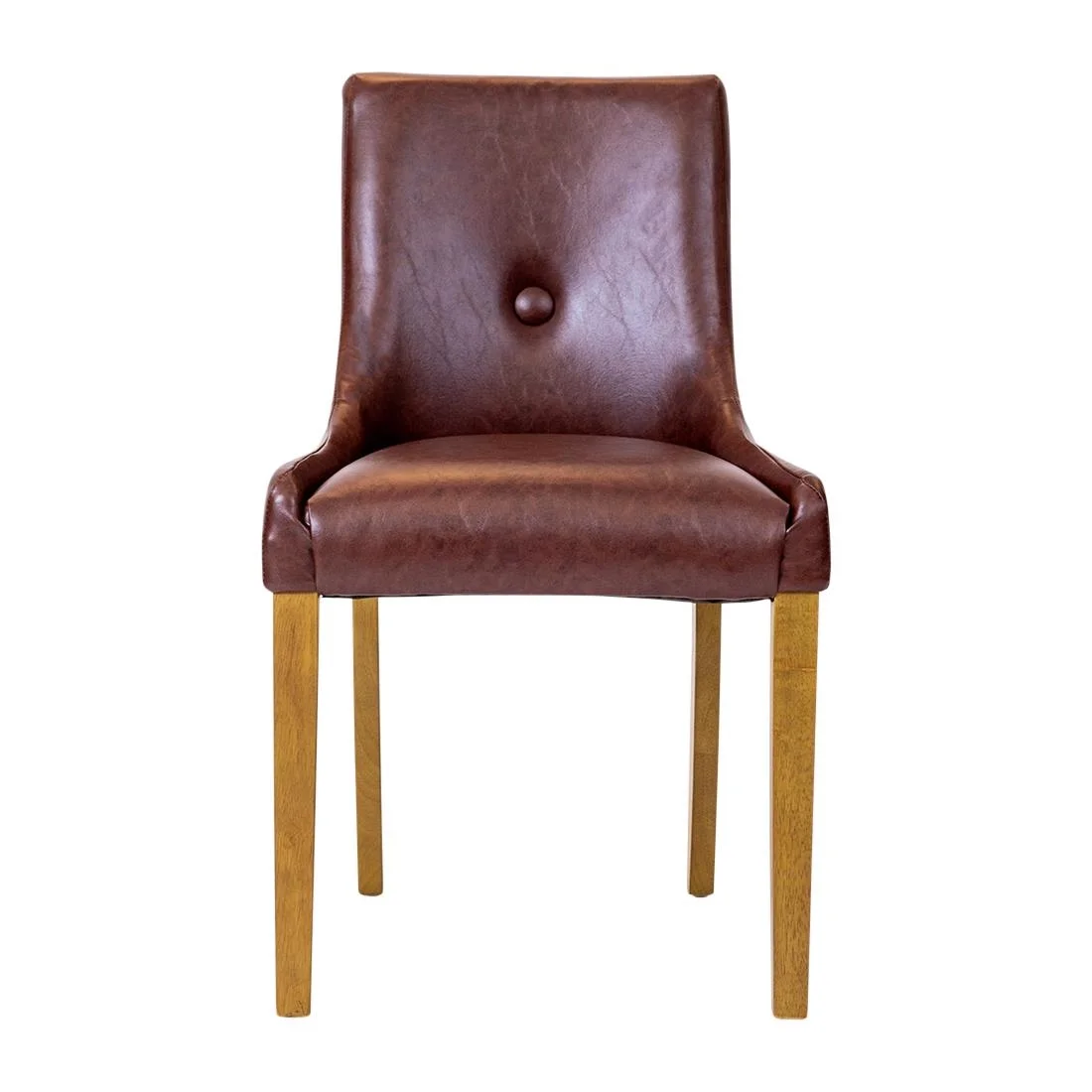 Bath Dining Chair in Weathered Oak & Bison Espresso (6 Pack) - Image 2