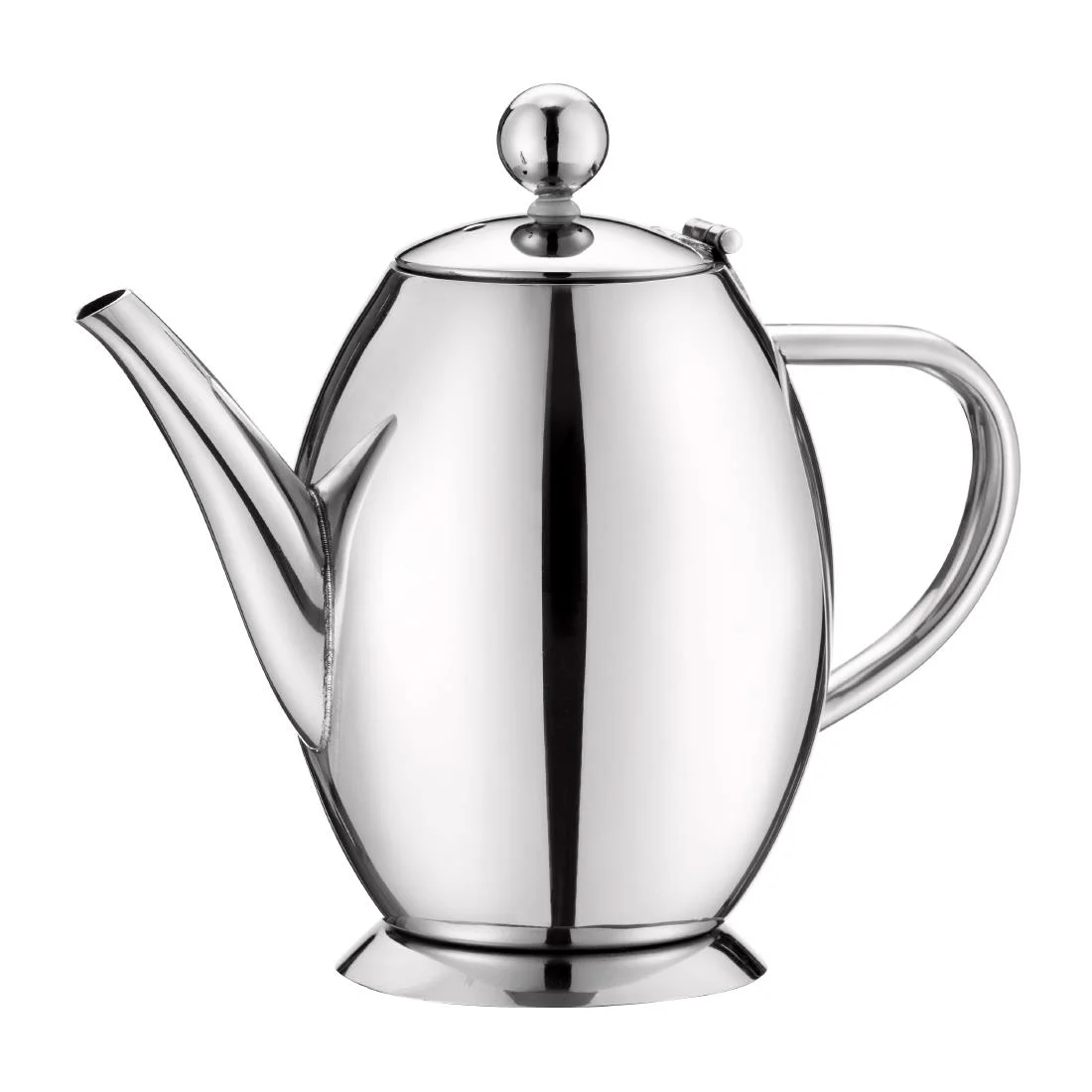 Elia Classic Stainless Steel Coffee Pot with Hinged Lid 450ml - Image 1