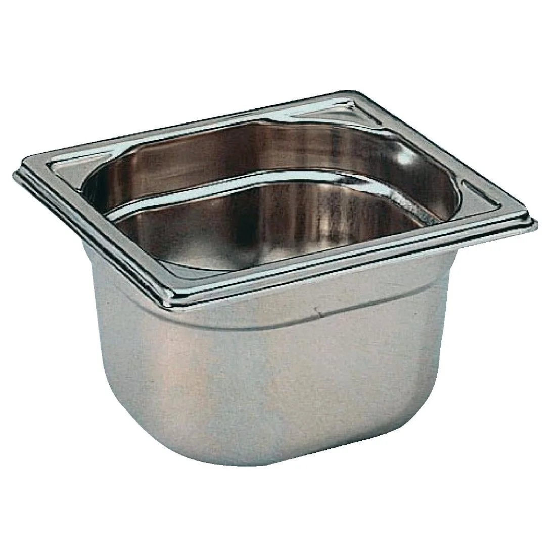 Bourgeat Stainless Steel 1/6 Gastronorm Pan 150mm - Image 1