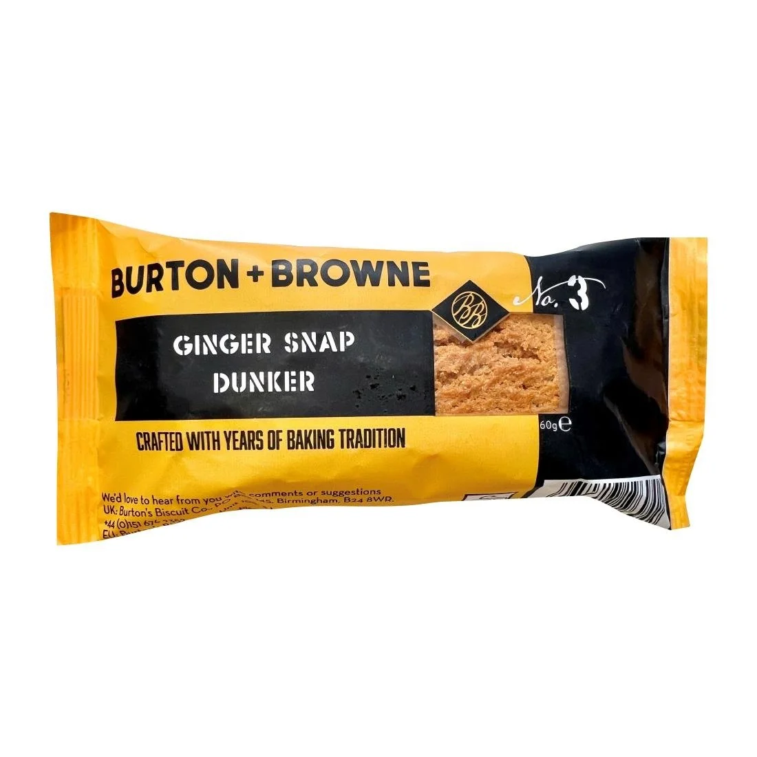 Burton & Browne Ginger Snap Dunker 60g (24 Pack)