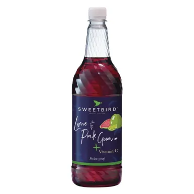 Sweetbird Fusions Syrup Pink Guava and Lime Added Vit C