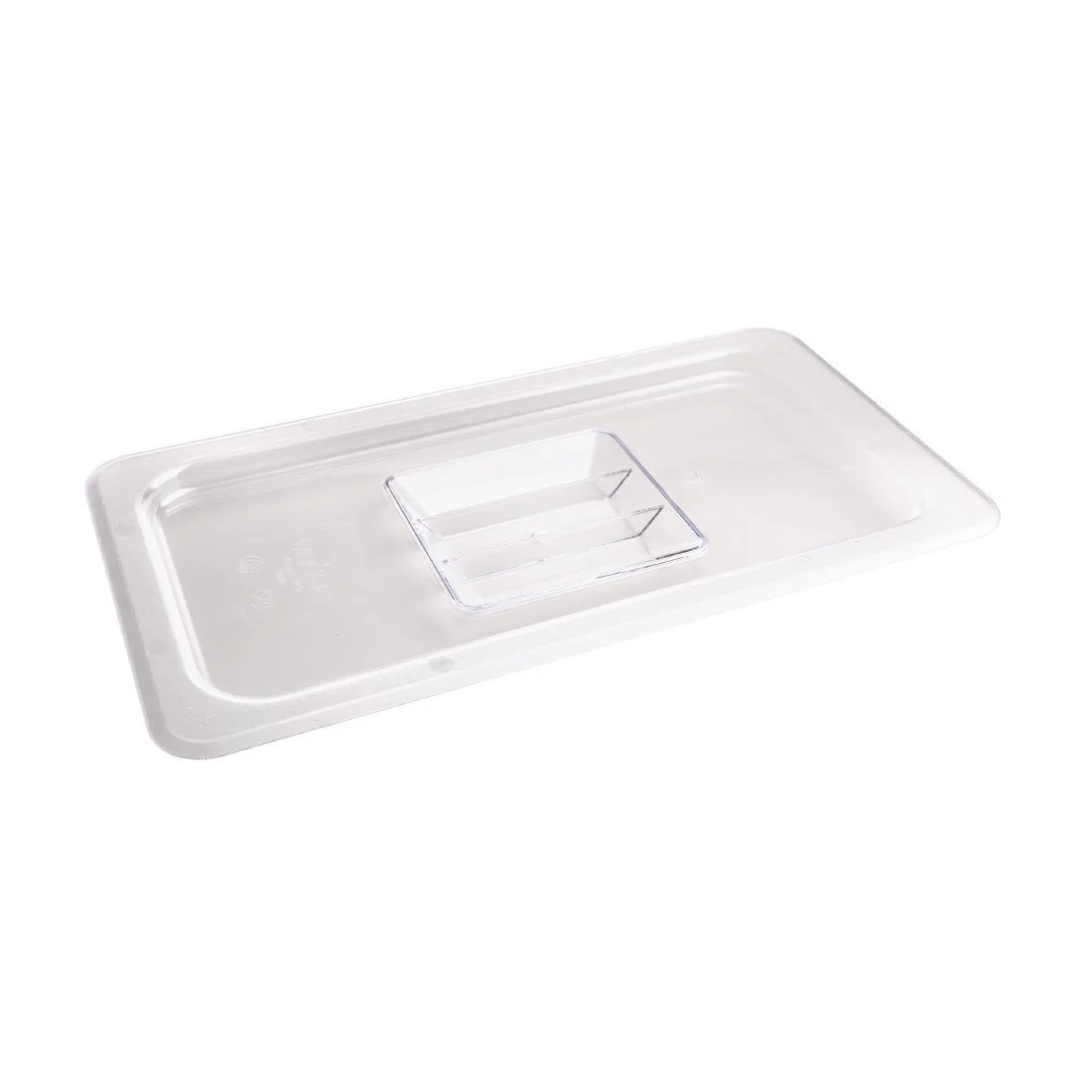 Vogue ABS Gastronorm Tray Lid Clear GN 1/3 - Image 1