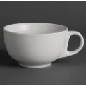 Olympia Whiteware Cappuccino Cups 425ml 15oz - Image 1