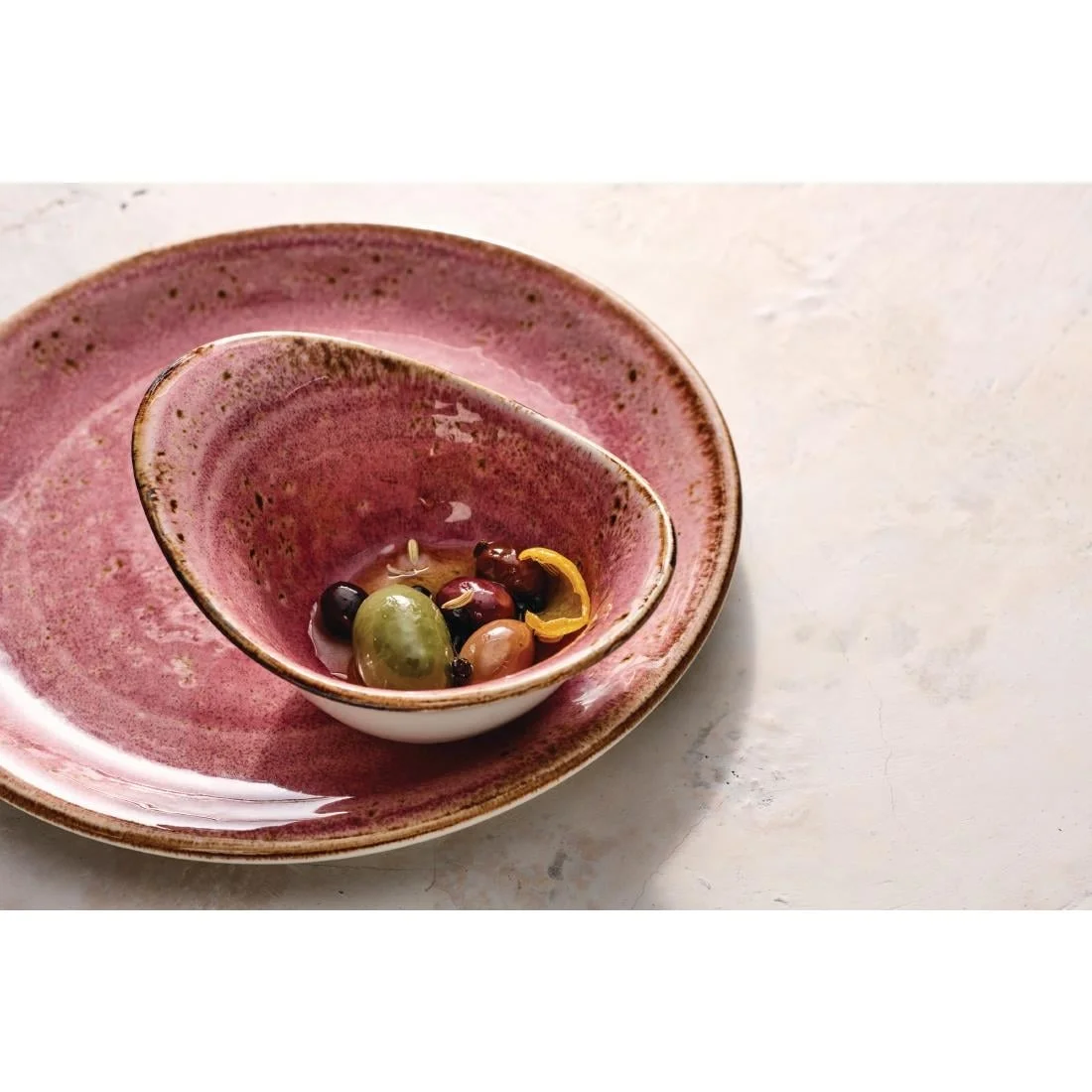 Steelite Craft Raspberry Plate Coupe 202.5mm (12 Pack) - Image 2