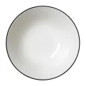 Steelite Bead Black Band Oatmeal Bowls 165mm (12 Pack) - Image 1