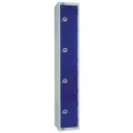 Elite Four Door Padlock Locker Blue - Image 1